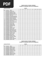 Class:6 B.Tech Pe Month:: Indian School of Mines, Dhanbad STUDENT'S ATTENDANCE SHEET 2015-2016 (Winter)