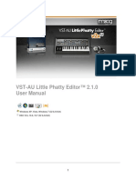 VST-AU Little Phatty Editor User Manual 2.1.0 EN PDF