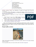 Road Traffic Control: Definition of Traffic Management