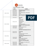 Jadwal Wisata Edukasi 1 Minggu: Hari Waktu Agenda