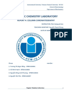 Organic Chemistry Laboratory: Report 4: Column Chromatography