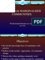 Working With MARGINALISED Communities:: Professional Practice in Action