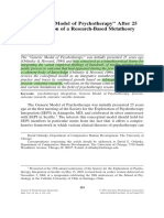 The 'Generic Model of Psychotherapy' After 25 Years (Orlynsky) PDF