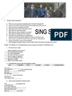 Sing Street Movie WORKSHEET