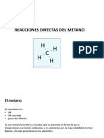 Reacciones Directas Del Metano