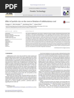 Effect of Particle Size On The Reverse Flotation of Subbituminous Coal