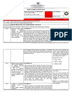 Weekly Home Learning Plan: Day/Time Learning Competency Learning Tasks Mode of Delivery