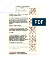 Glossary of Chess Terminology