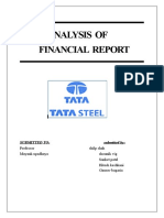 Analysis of Financial Report