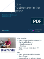 Sebastian Neubauer Data Science - The New Troublemaker in The Delivery Pipeline