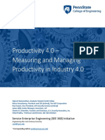 Productivity 4.0 - Measuring and Managing Productivity in Industry 4.0