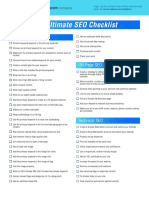 The Ultimate SEO Checklist
