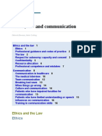 Ethics, Law and Communication (Kumar & Clark's Clinical Medicine 9th Ed (2017) )