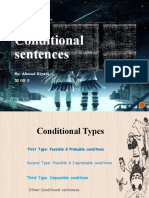 Conditional Sentences: By: Ahmad Riyadi Xigb3