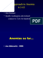 An Approach To Anemia 4-3-03: - Bob Richard - Faculty - Washington.edu/rrichard Connect To Talks For Handout