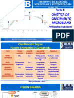 Parte 1:: Cinética de Crecimiento Microbiano