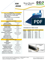 Geo Energia Calentador Solar