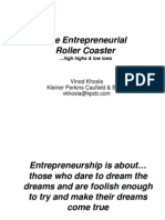 The Entrepreneurial Roller Coaster