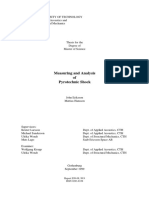 Measuring and Analysis of Pyrotechnic Shock: Report E99-08, 99:9 ISSN 0283-8338