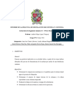 Informe de La Práctica de Destilación Continua