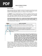 Muscle Strength Testing