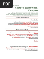 Cuerpos Geometricos Explicado