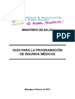 Guia para La Programacion de Insumos Medicos - 0 PDF