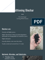 Conditioning Biochar: Living Web Farms