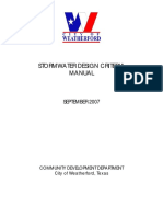 Stormwater Design Criteria Manual: September 2007