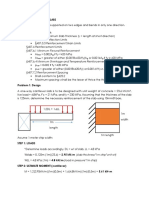 Handout 4: Design of Slabs A. ONE-WAY SLABS - Supported On Two Edges and Bends in Only One Direction. Please Read