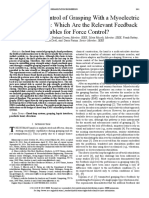 Closed-Loop Control of Grasping With A Myoelectric Hand Prosthesis: Which Are The Relevant Feedback Variables For Force Control?