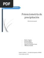 TP 9 - Determinación de Cloruros - Potenciometría de Precipitación