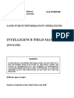 Land Force Information Operations Intelligence Field Manual