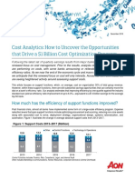 How Much Has The Efficiency of Support Functions Improved?: Figure 1: Support Costs 2013 - 2017 ($billion)