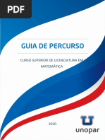 Guia de Percurso - Matematica - Unopar - 2020 PDF