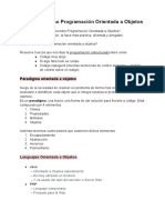 Programación Orientada A Objetos PDF