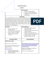 Student Study Guide Science 7 Topic/Big Idea Key Concepts