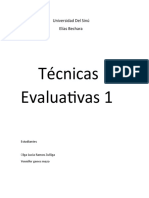 Tecnicas Evaluativas