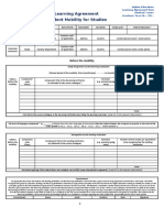 Learning Agreement Student Mobility For Studies