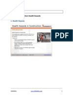 OSHA 30 Construction Health Hazards PDF