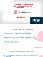 Bioética en La Gestion de Salud y Marketing en Medicina