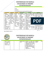 Example of Nursing Care Plan (Pathophysiology)