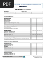 Matemáticas - 1º de Primaria