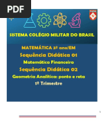 3EM MAT SD1 Matemática Fin SD2 Geo Analítica Ponto e Reta 1TRI CMPA CMS