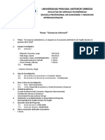 Comercio Informal-Trabajo de Investigación