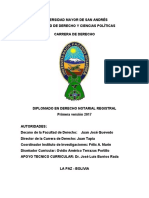 Diplomado Derecho Notarial Registral