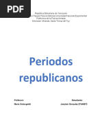 Periodos Republicanos