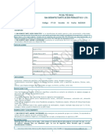 Ficha Técnica Sim Desinfectante Ácido Peracetico