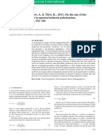 On The Use of The Cole-Cole Equations in Spectral Induced Polarization