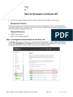 2.1.4.3 Lab - Using Cisco Webex For Developers List Rooms API